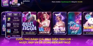 Cược Thủ Đánh Giá Giao Diện 789CLUB: Góc Nhìn Cược Thủ